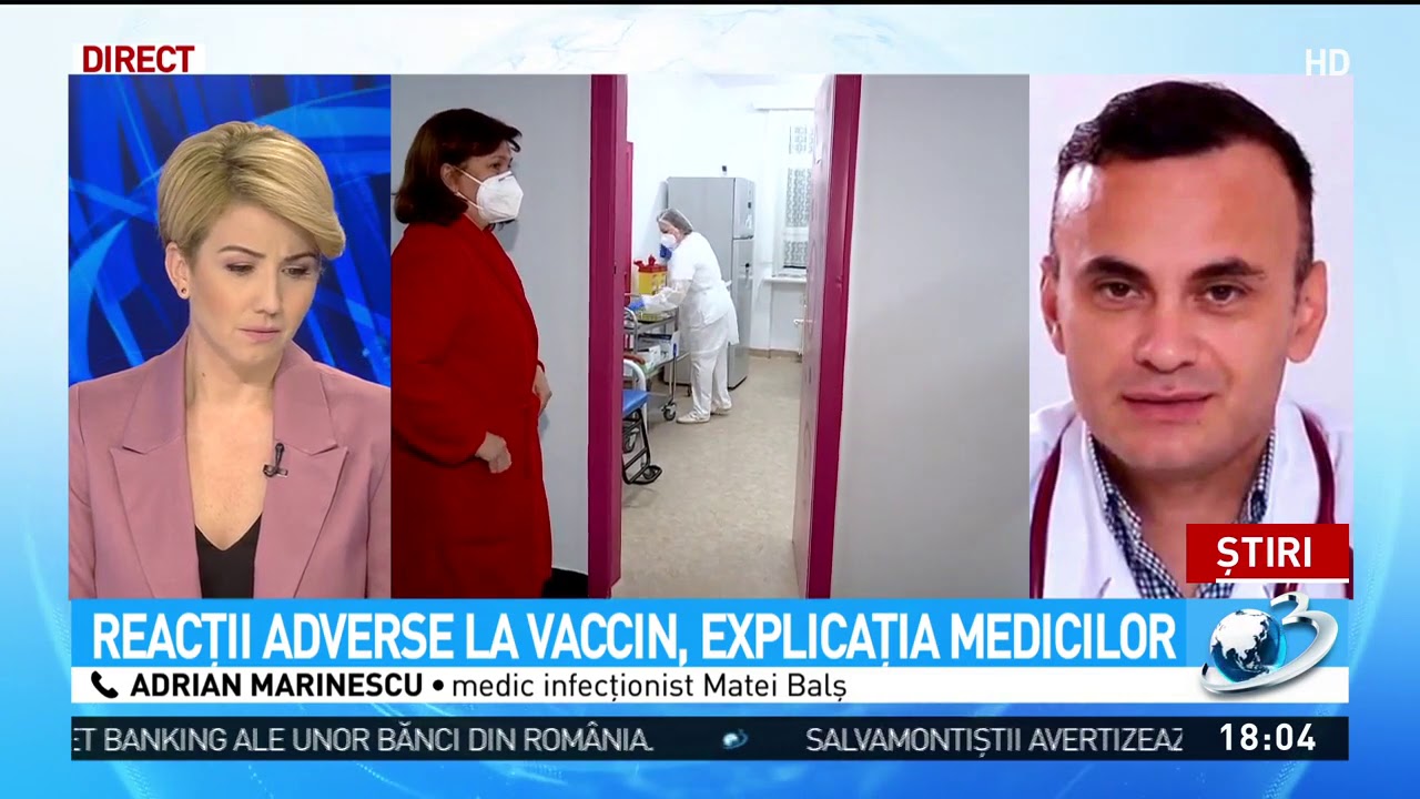 Paralizie facială temporară după vaccinare. Dr. Adrian Marinescu explică cine riscă să pățea