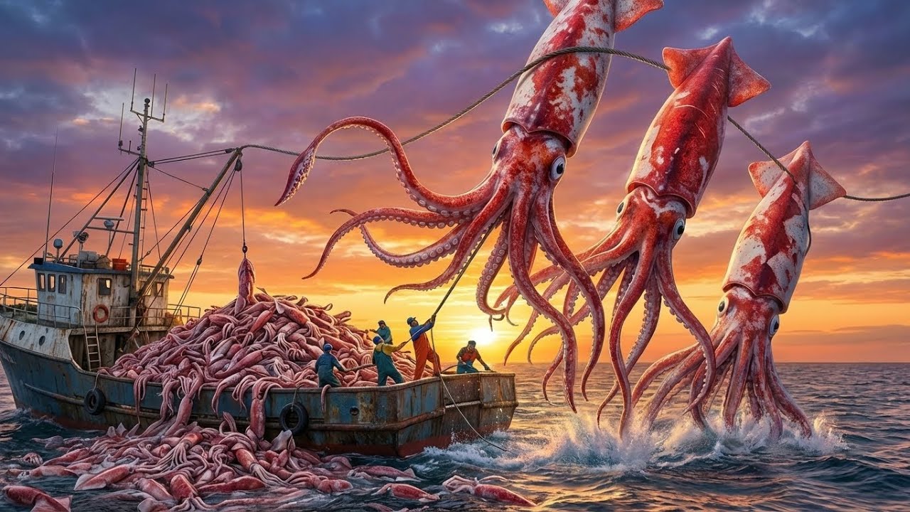 American Fishermen Battle a Mutant Octopus Swarm for 24 Hours—The Largest Open-Ocean Hunt in History