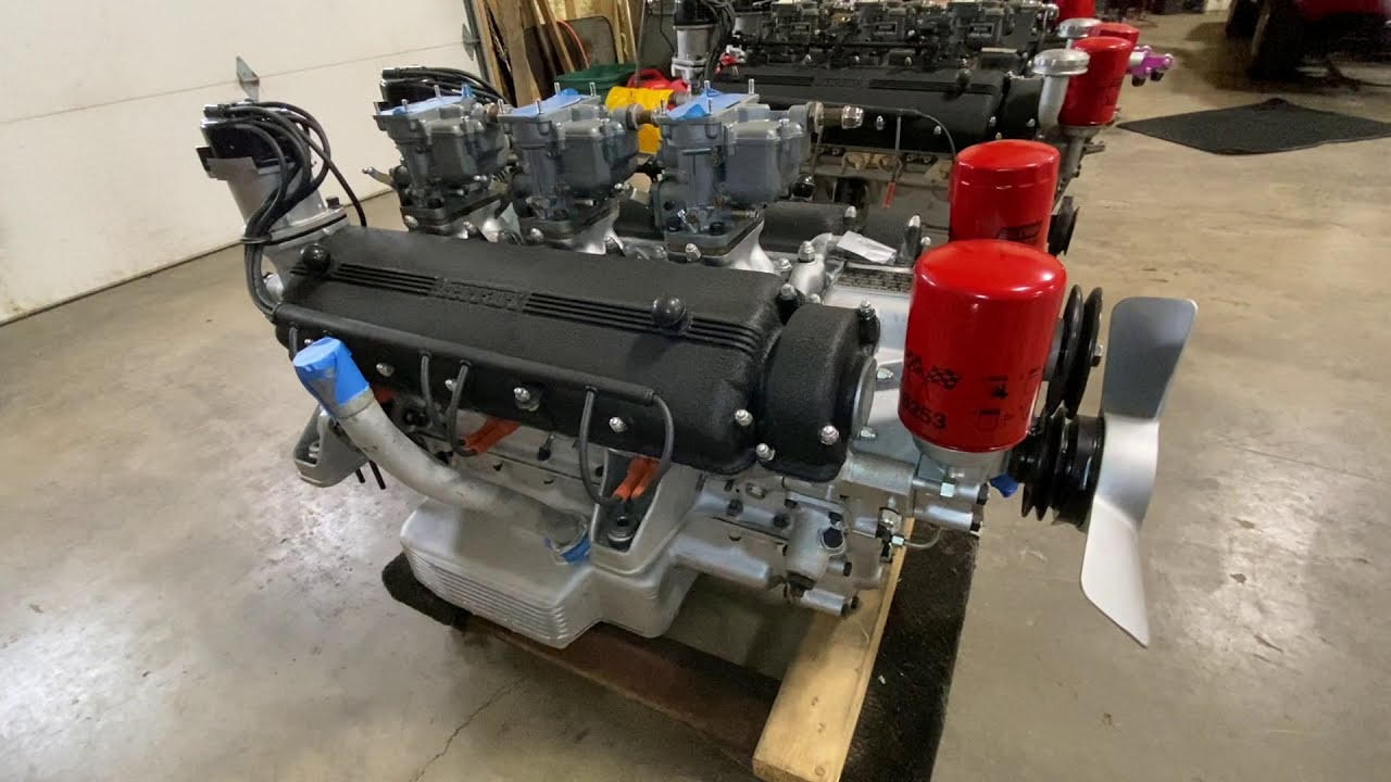 Vintage Ferrari Engine Comparison