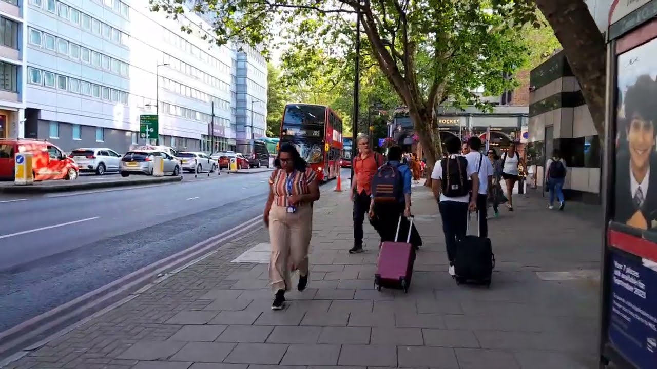 London St Pancras  - Euston Station ● Walk in 10 minutes