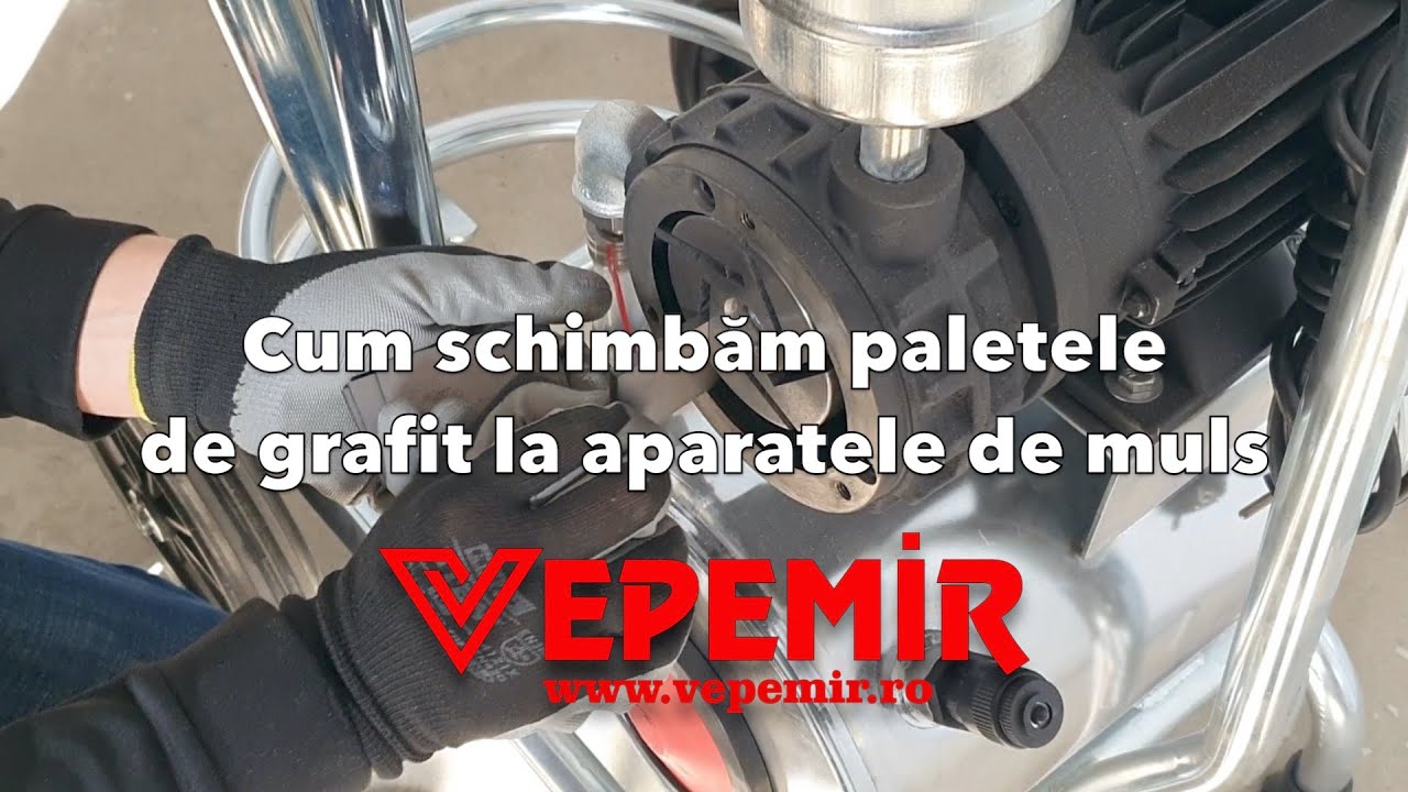 Cum schimbam paletele de grafit la aparatele de muls?
