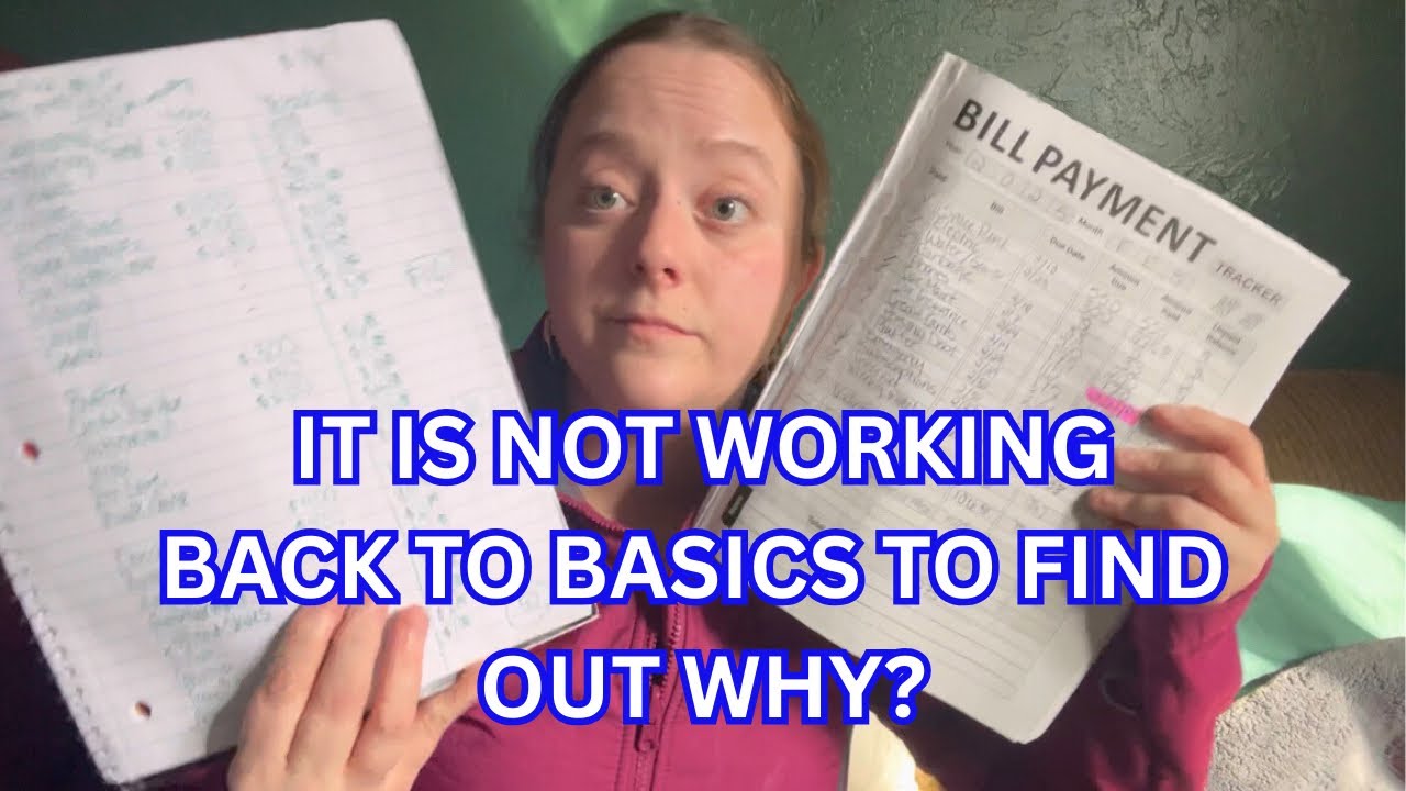 MY BUDGET IS NOT WORKING BECAUSE…