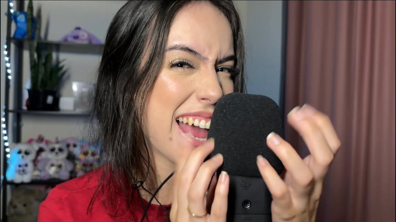 ASMR FAST E AGRESSIVO- ARRANHANDO O MICROFONE! 