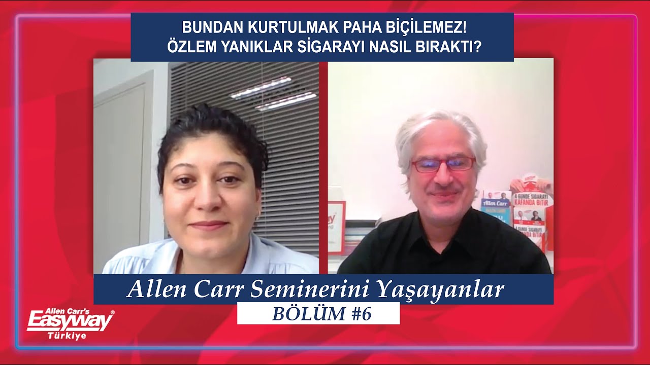 Sigarayı Bırakmanın Kolay Yolu-ALLEN CARR SEMİNERİ YAŞAYANLAR #sigarayıbırak #sigaranasılbırakılır