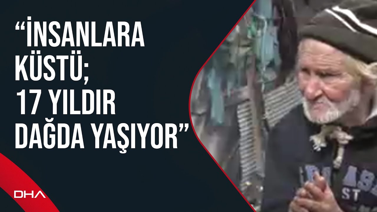 Keçileri çalınınca insanlara küstü, 17 yıldır dağda yaşıyor