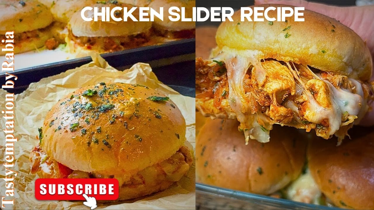 Chicken Tikka Slider Recipe |Slider Recipe |QuickandEasy |Ramadanspecial |TastyTemptations byrabia