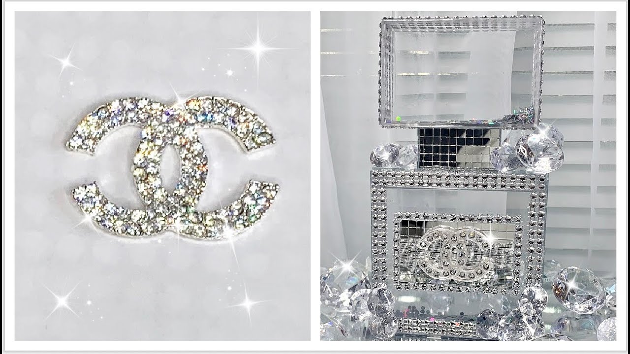 КАК СДЕЛАТЬ ЛОГОТИП CHANEL | ИСКУССТВЕННЫЙ ФЛАКОН ДЛЯ ДУХОВ CHANEL В ФОРМЕ ДОЛЛАРНОГО ДЕРЕВА СВОИ...