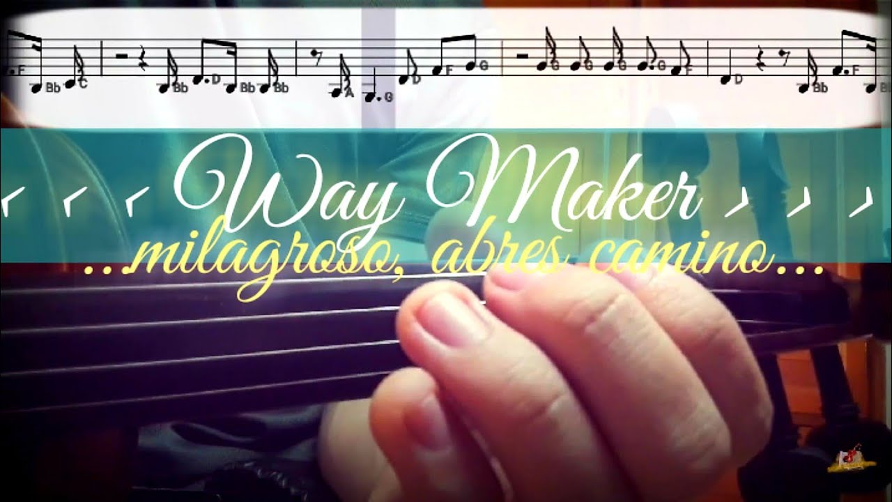 Way Maker (milagroso, abres camino) // notas y partitura para violín