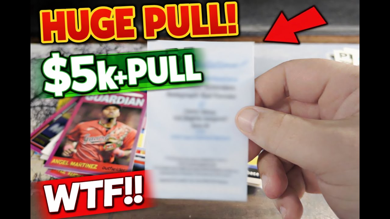 Biggest Pull of My Life! $5,000+! 2025 Topps Archives Baseball