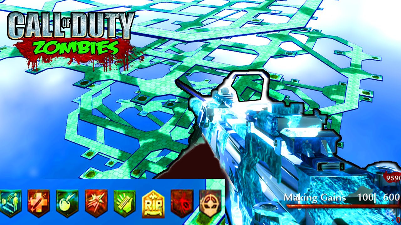 HARDEST SOLO ZOMBIES MAP EVER - CUSTOM ZOMBIES GAMEPLAY (Call of Duty World at War Zombies Mod)