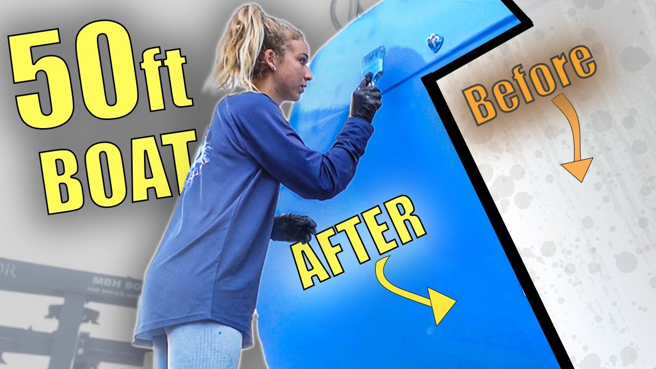 PAINTING our SALVAGED BOAT... How too ROLL AND TIP like a PRO!  |ep.14
