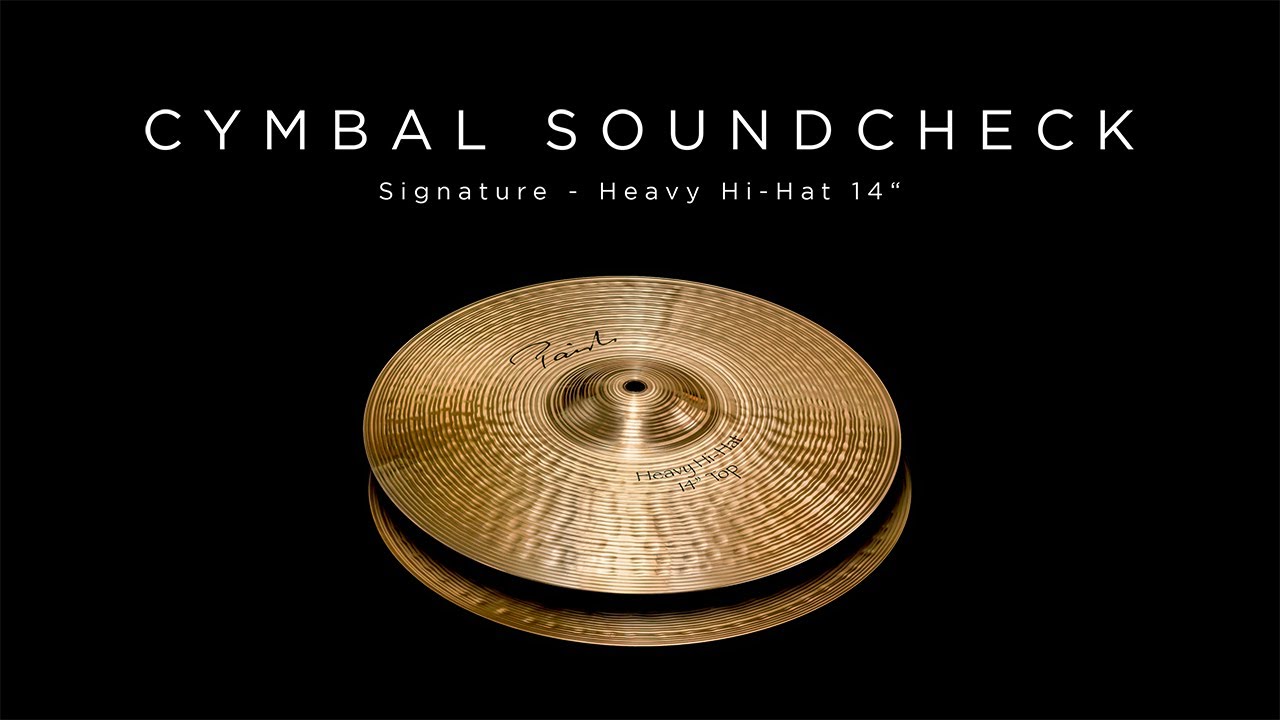 PAISTE CYMBAL SOUNDCHECK - Signature Heavy Hi-Hat 14