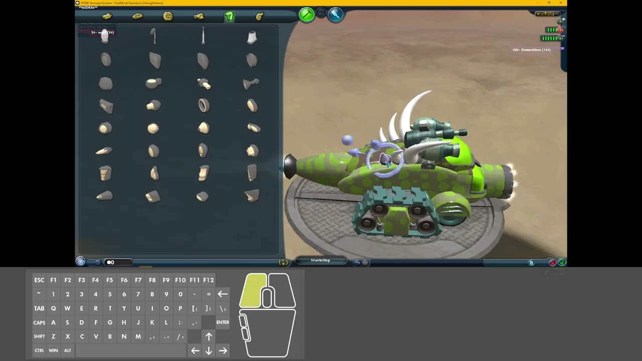 SPORE 2-19-2008 Prototype - #03 (Civilization) - w/ Input Display (No Commentary)