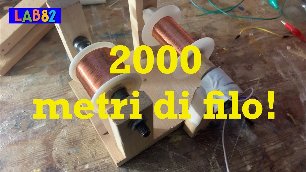 37 - Semplice avvolgitore fai da te per rocchetti di Ruhmkorff