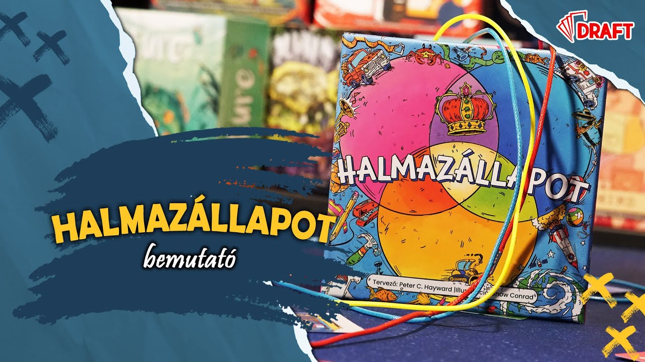 Hajgumi a dobozban | Halmazállapot társasjáték bemutató