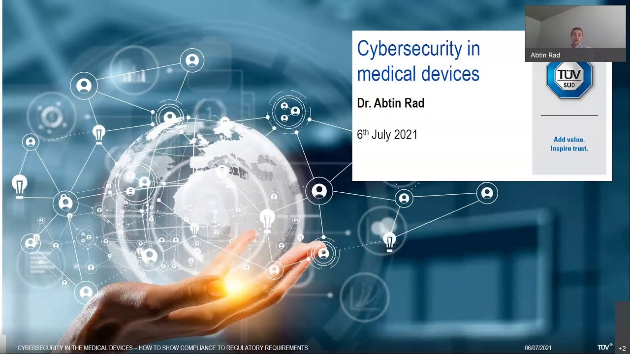 Webinar // Cybersecurity in the medical devices – How to show compliance to regulatory requirements