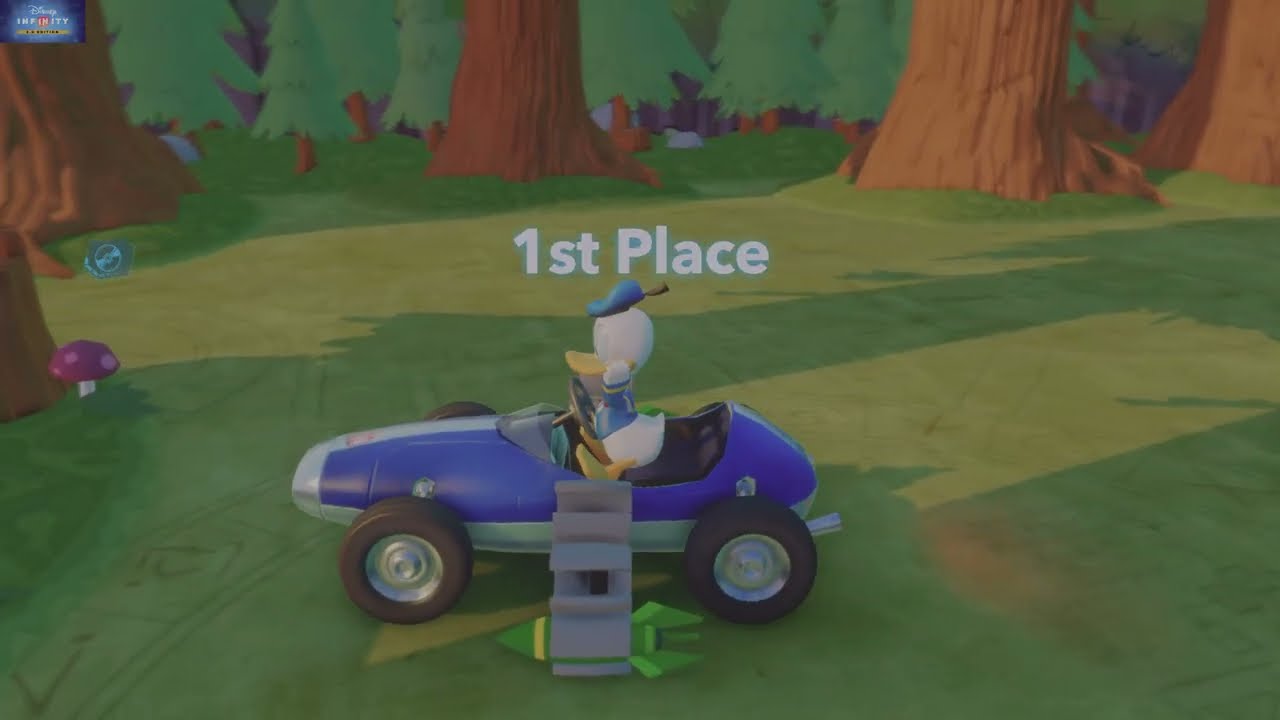 Disney Infinity 3.0 Toy Box Speedway Grand Prix 250cc Donald and Mickey