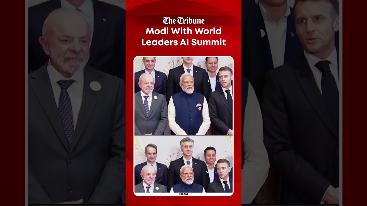 PM Modi Joins World Leaders for Group Photo at India AI Impact Summit 2026 in Delhi
