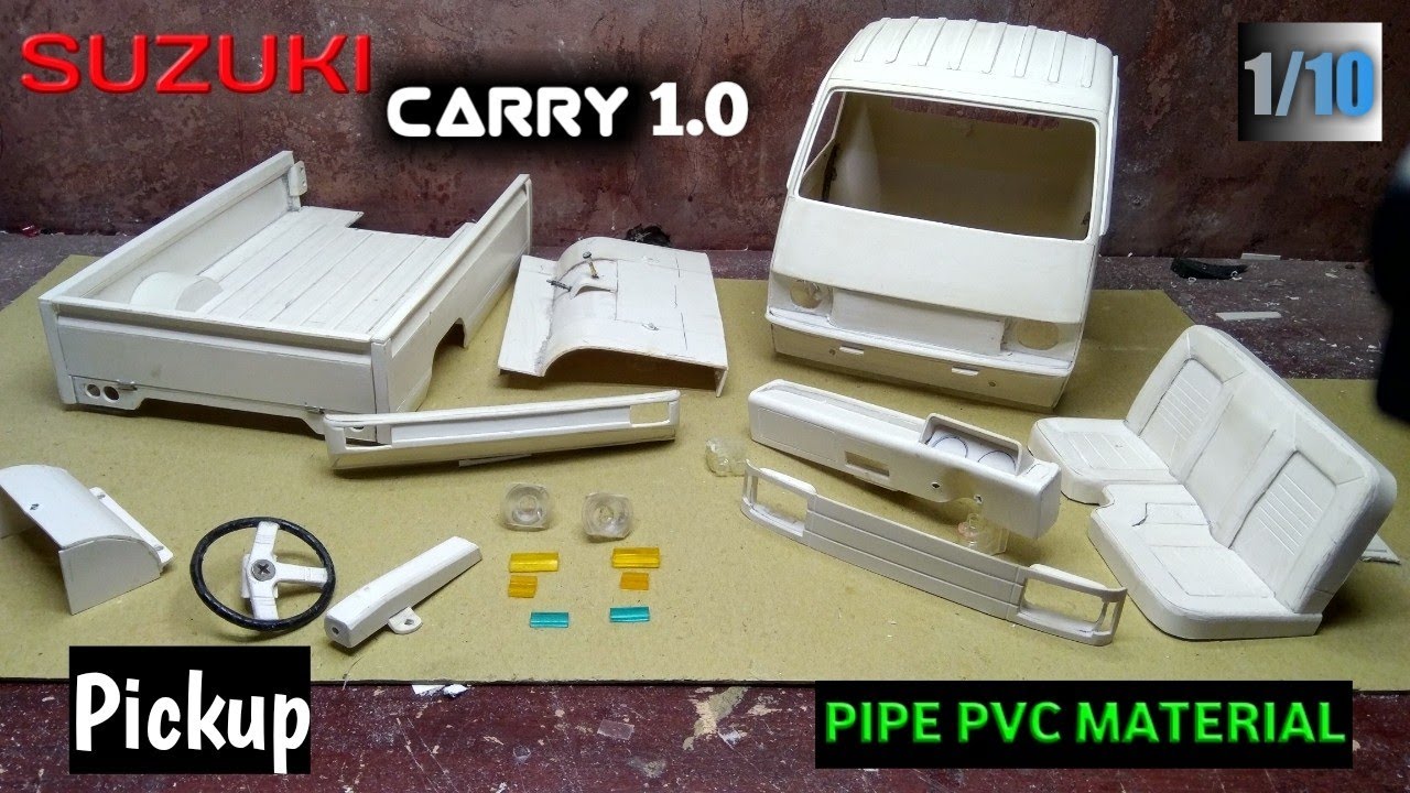 HOW DO I MAKE A SUZUKI CARRY 1.0 FROM Pipe PVC || MEMBUAT KABIN CARRY EXTRA