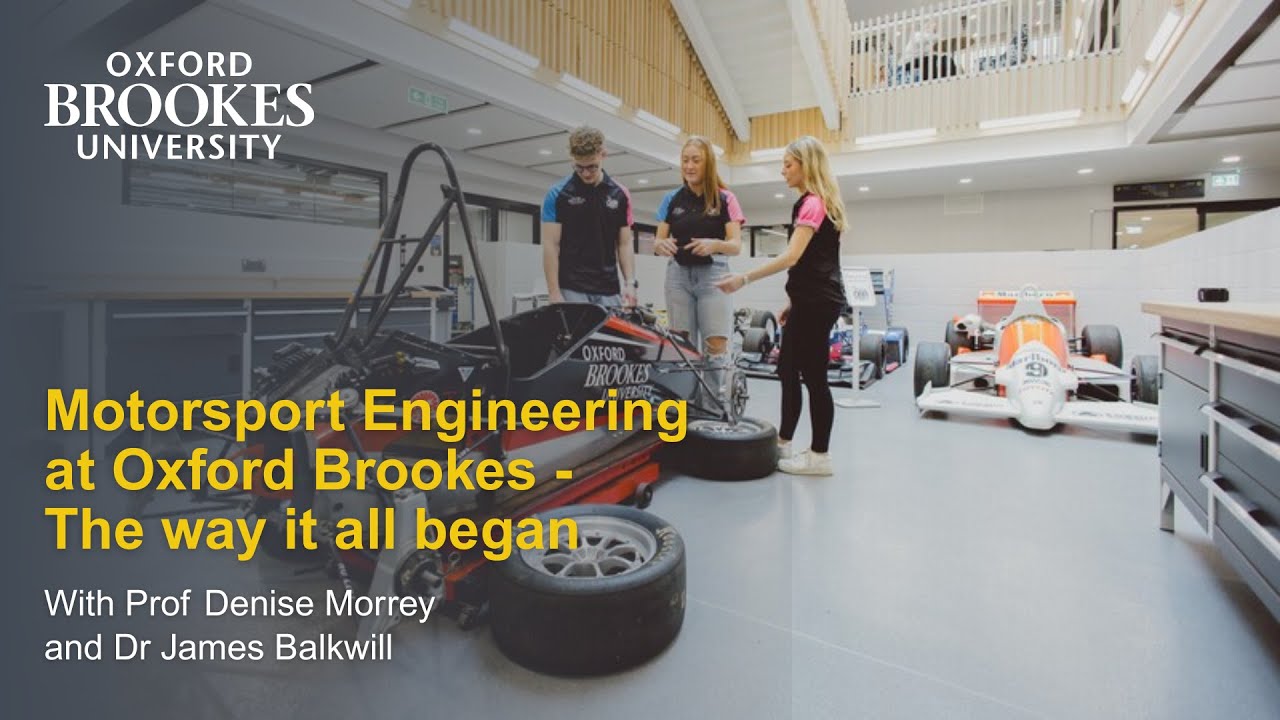 Motorsport Engineering at Oxford Brookes - The way it all began