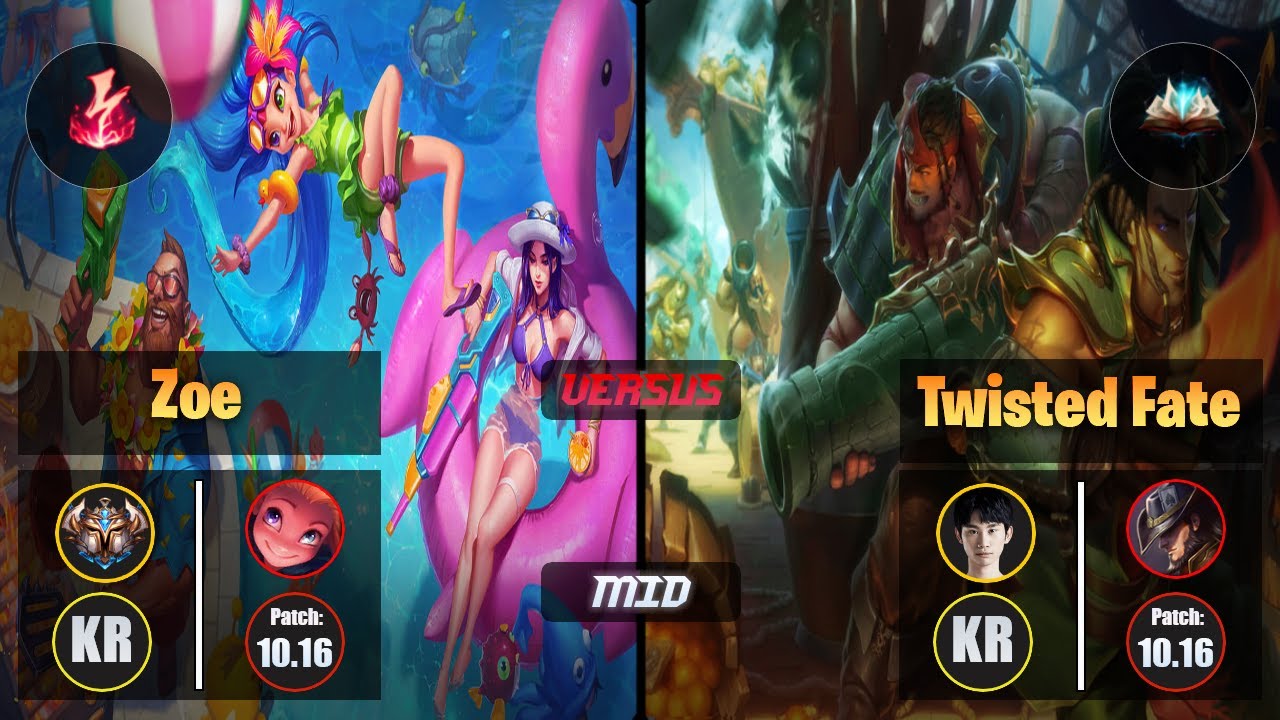 Challenger ZOE [Electrocute] (Mid) VS Doinb TWISTED FATE - Challenger KR Patch 10.16