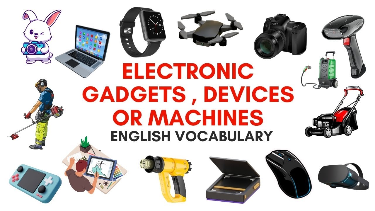 Electronic Gadget, devices or machine name English Vocabulary #electronicdevices #viral #vocabulary