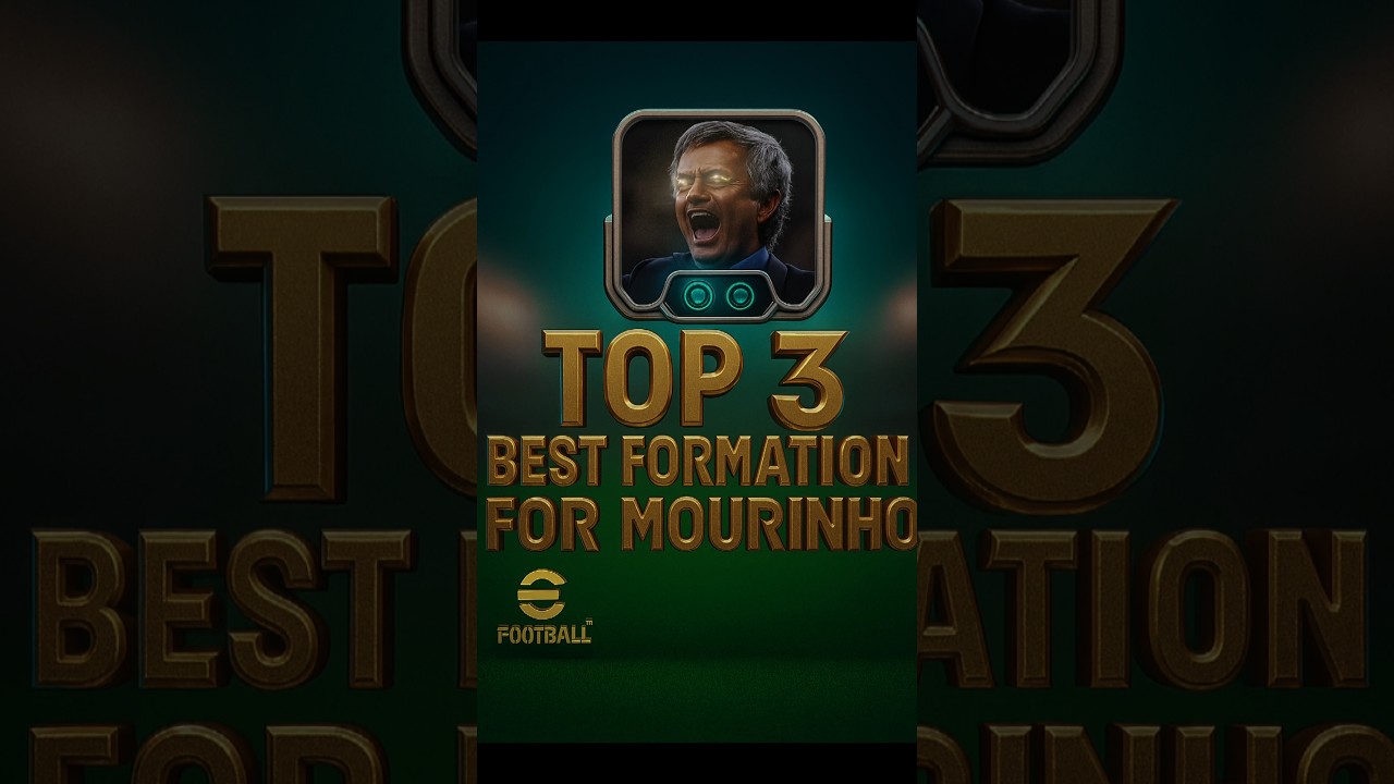 Top 3 Mourinho formation 🥶 #efootball #efootball2026 #shorts