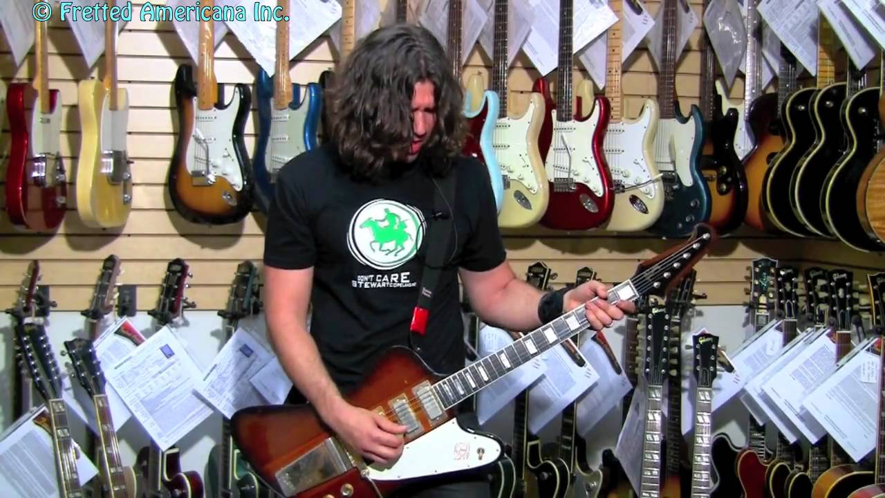 4th of July FIREWORKS WITH HD PHIL X ! 1964 Gibson Firebird VII 01136