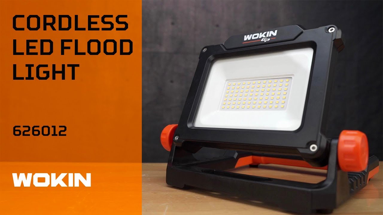 WOKIN 20V LED Flood Light Battery Powered Portable Work Light