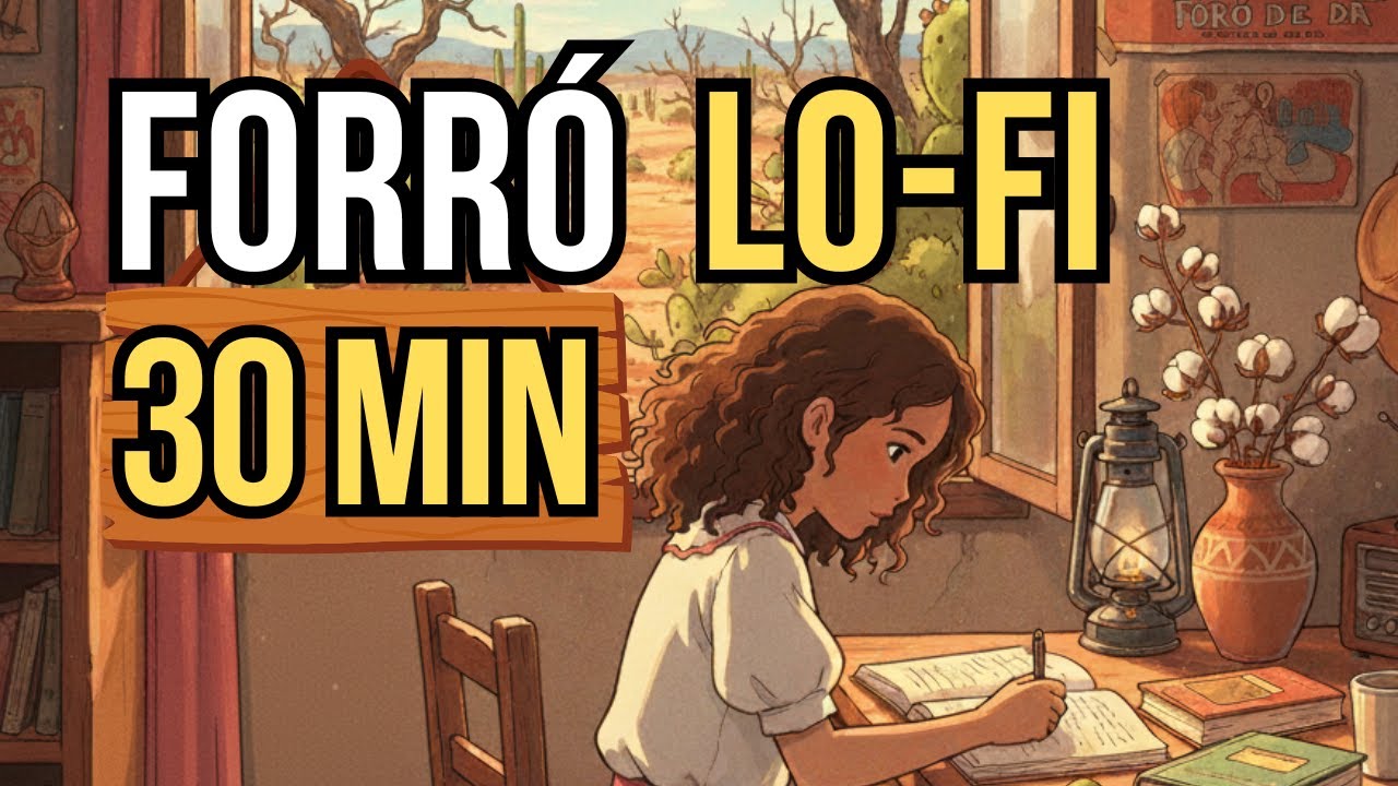 Forr&oacute; Lo-Fi Instrumental para Estudar, Trabalhar e Relaxar | 30 Minutos de M&uacute;sica Nordestina Calma