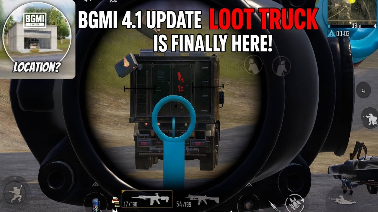 🔥 BGMI 4.1 Update &ldquo;Loot Truck&rdquo; is Finally Here! 🚛💥#bgmi