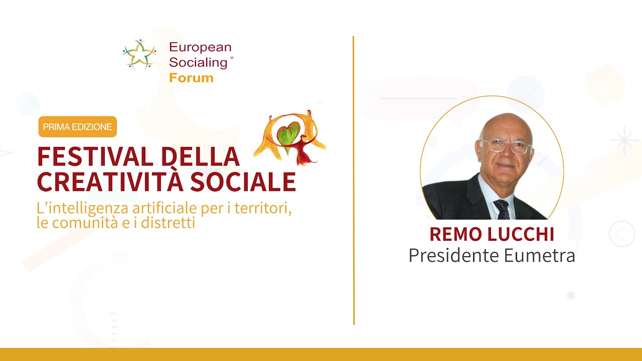 Remo Lucchi &ndash; AI e creativit&agrave; sociale | Festival della Creativit&agrave; Sociale 2025