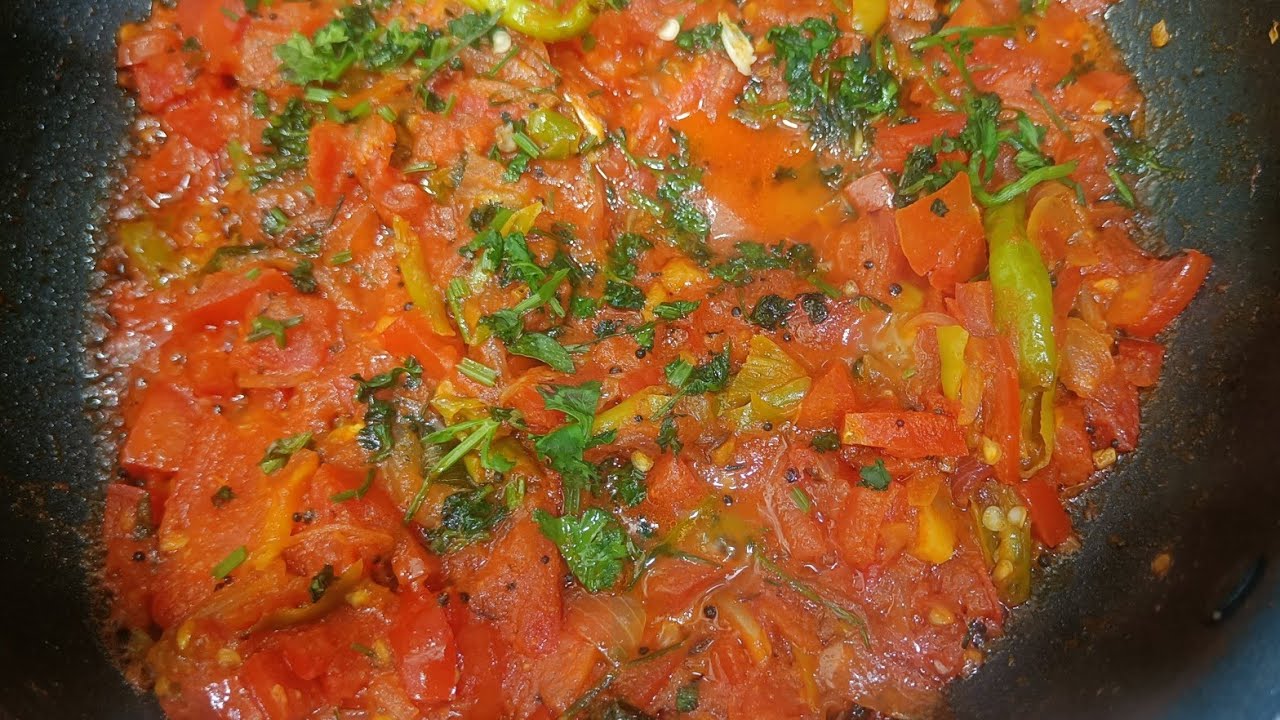 Easy and quick Tomato curry || టమాటా ఫ్రై ఓసారి ఈల చేసి చూడండి 🤔 #telugu #curryrecipe  #easyrecipe 