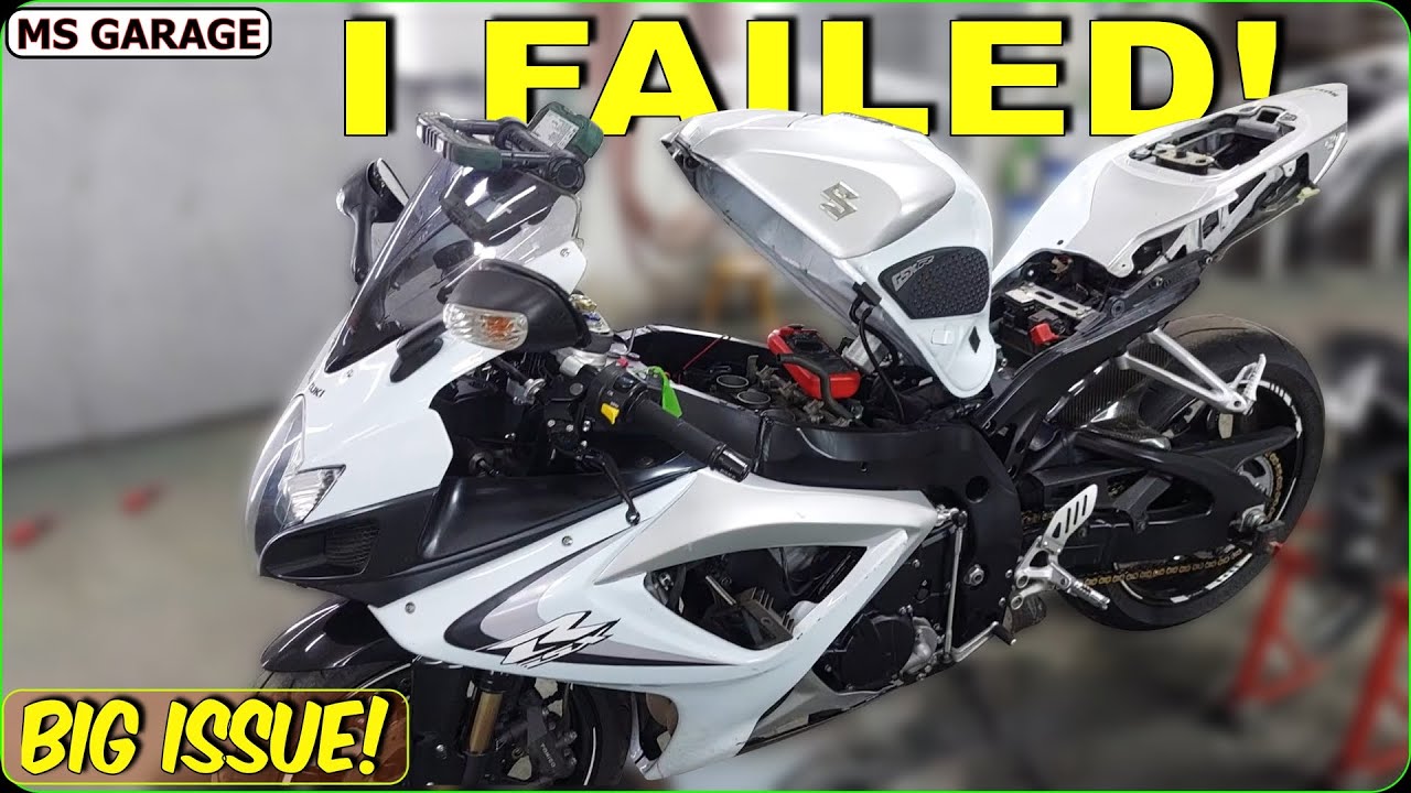 I Failed To Establish What's Wrong With This Suzuki - Sad Day For This Gixxer
