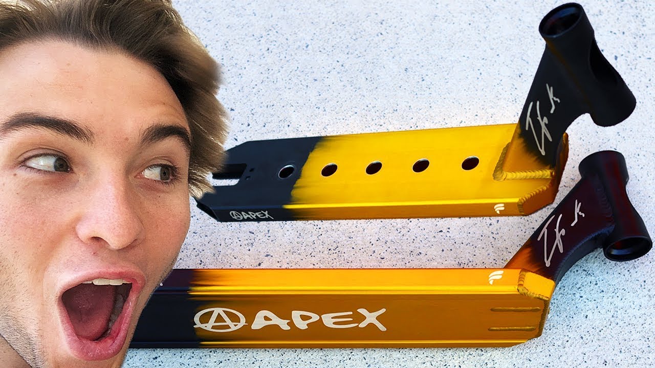 My first signature GOLD scooter reveal! 7 years of waiting