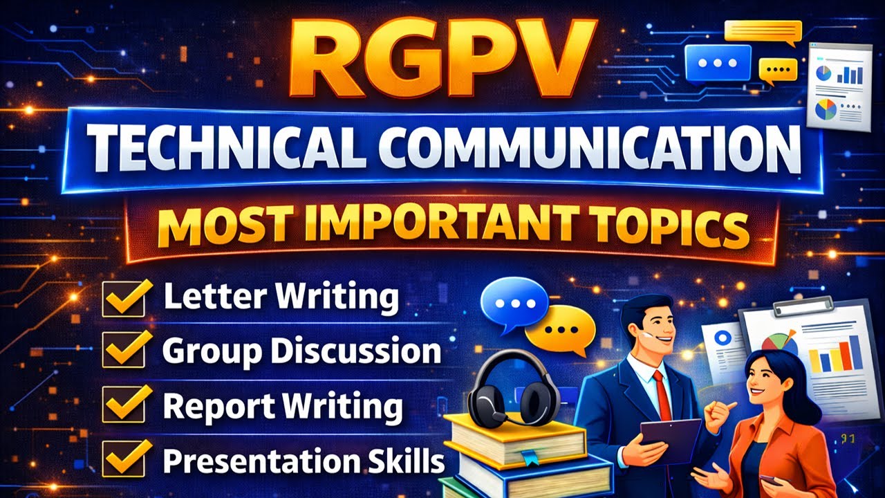 RGPV Technical Communication Most Important Questions