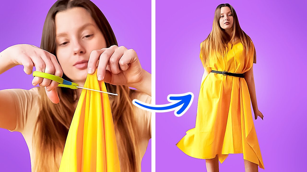 Upgrade your style! Cool clothing hacks and awesome ideas with a scarf
