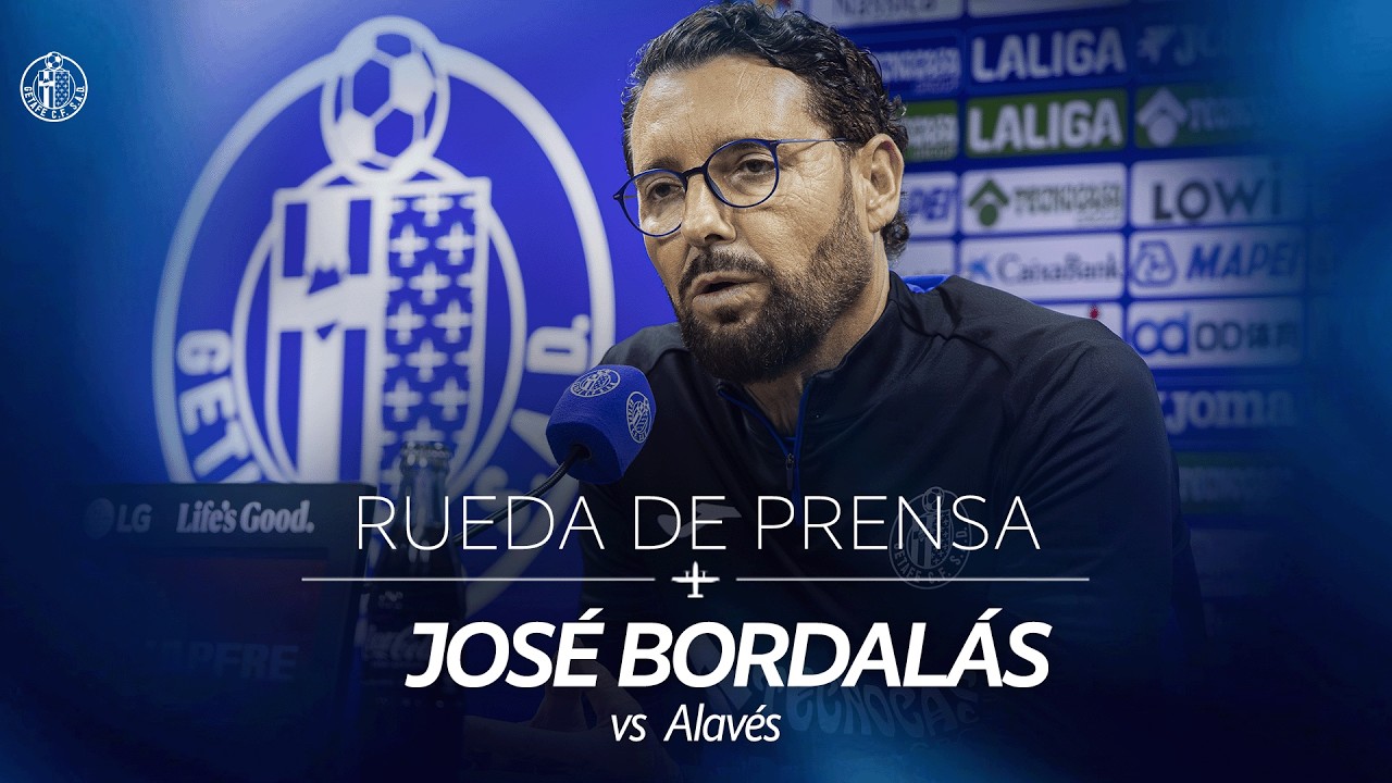 Rueda de prensa de José Bordalás previa al viaje a Vitoria