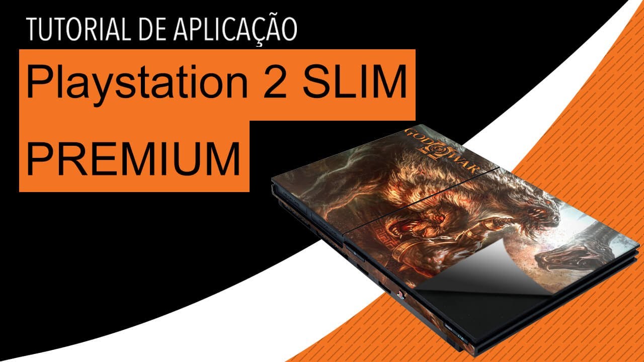 Como Aplicar a Skin PREMIUM no PS2 Slim - Pop Arte Skins Tutorial