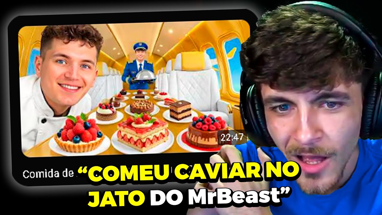 SUETAM REAGE: Comida de Avião de $1 vs $100.000