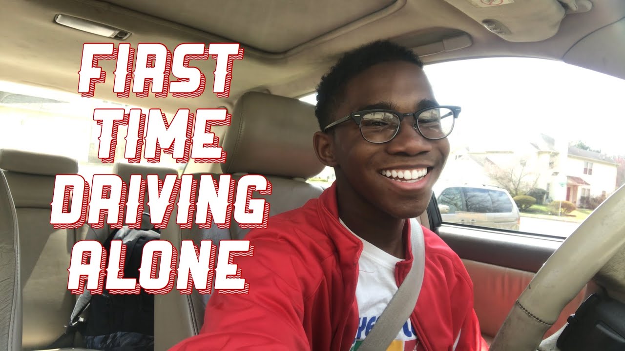 FIRST TIME DRIVING ALONE TO SCHOOL