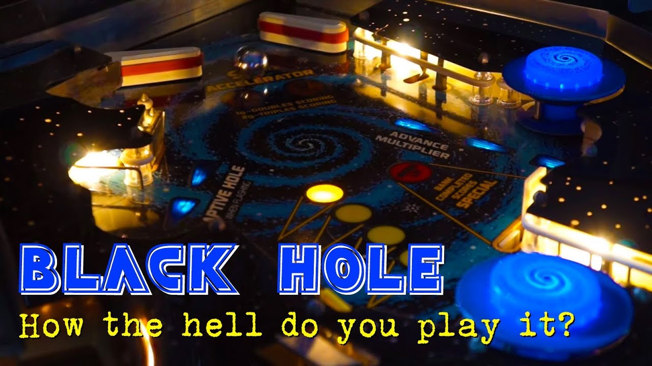 Gottlieb Black Hole pinball: How the hell do you play it? (with PI-80 X4)