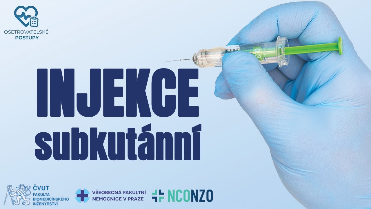 🇨🇿 (CZ) | APLIKACE INJEKCÍ 1/3 (s. c.) | OŠETŘOVATELSKÉ POSTUPY