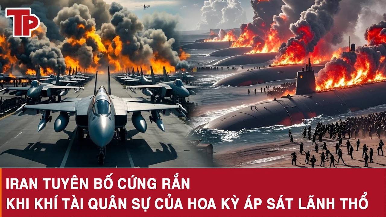 Iran phát tín hiệu rắn khi quân đội Mỹ triển khai khí tài sát lãnh thổ