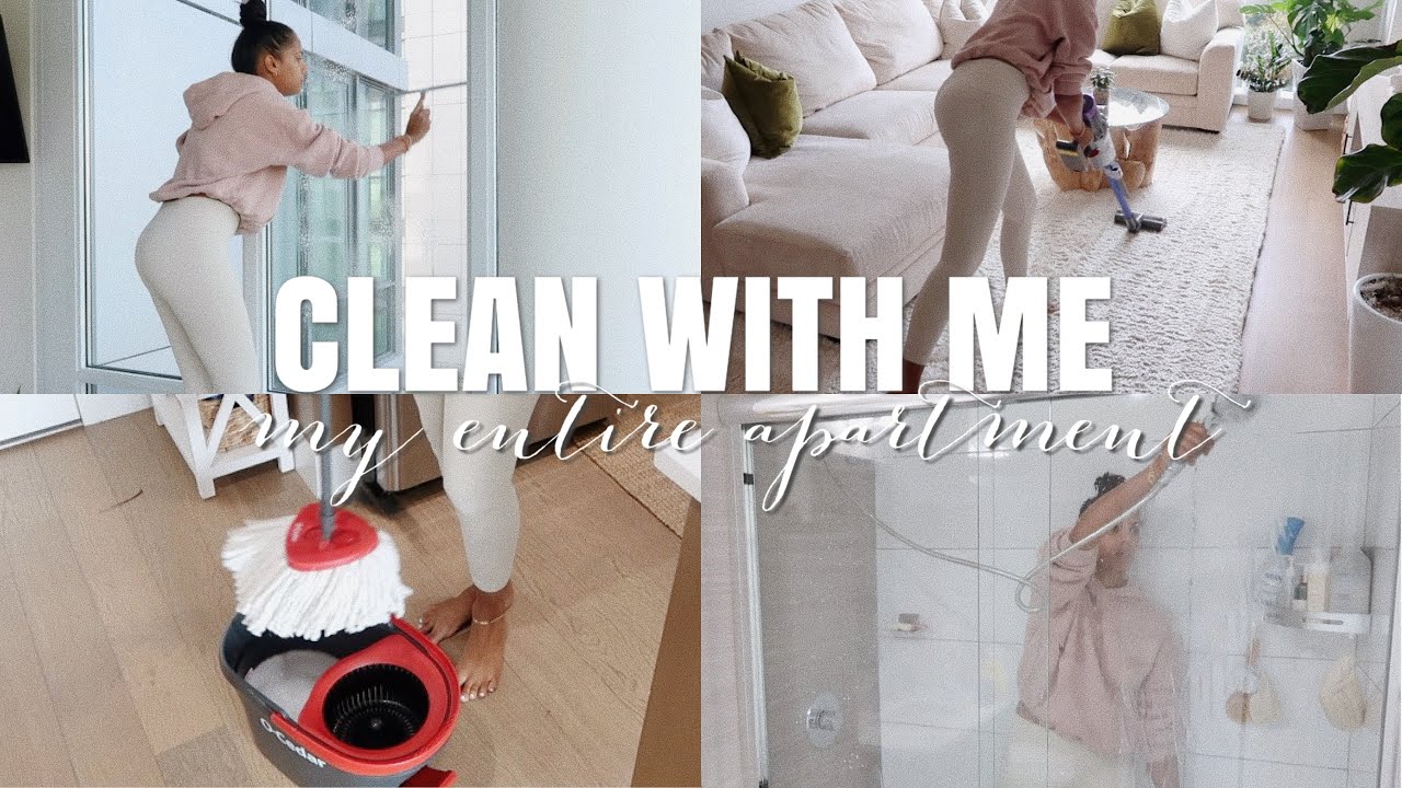 CLEAN MY APARTMENT WITH ME - Organizing & Decluttering