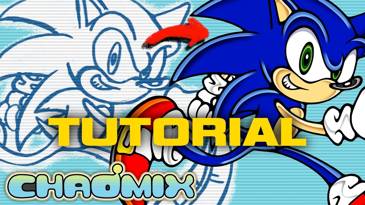 Как рисовать в стиле Sonic Adventure (как я создаю свои миниатюры)