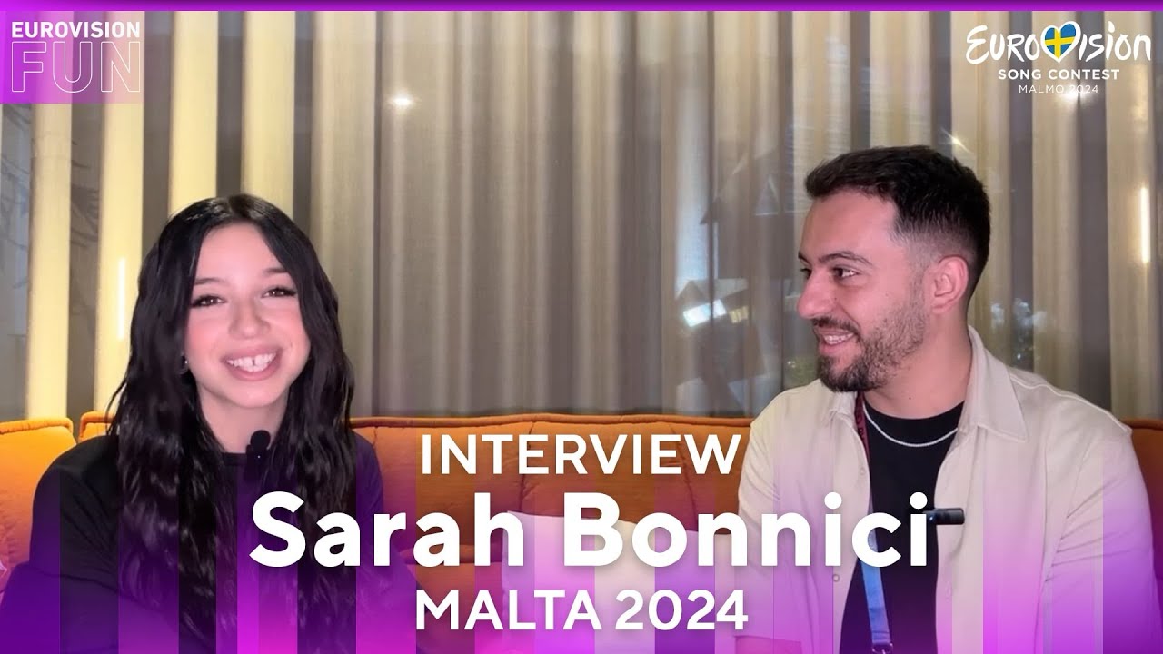 Sarah Bonnici interview following her second rehearsal on the Eurovision stage | Eurovisionfun