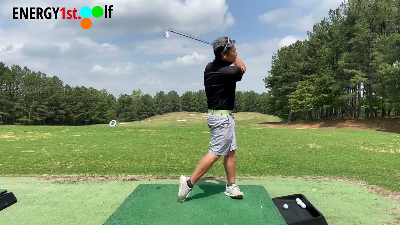 The MOST CORRECT way: how the right leg moves in golf!