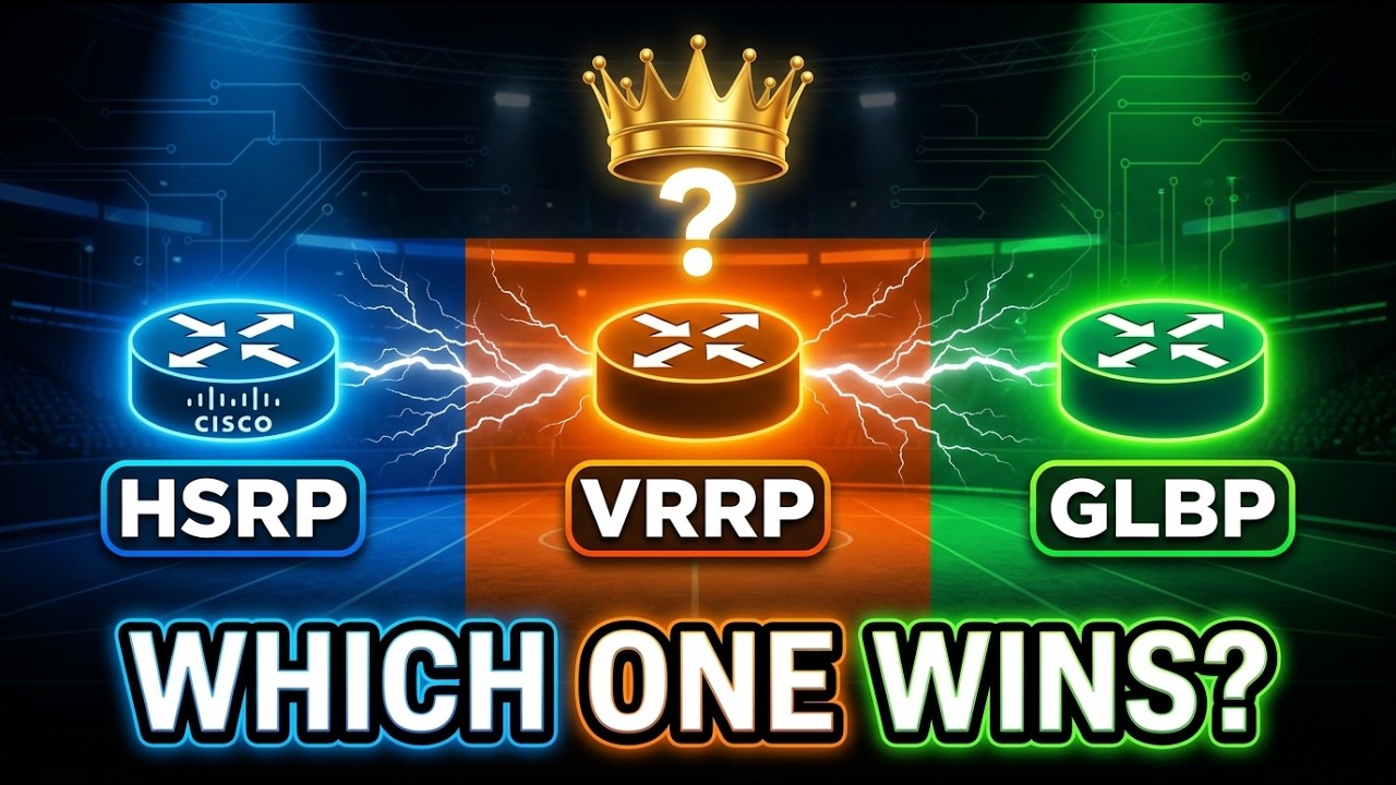 HSRP vs VRRP vs GLBP: Which Redundancy Protocol Wins?