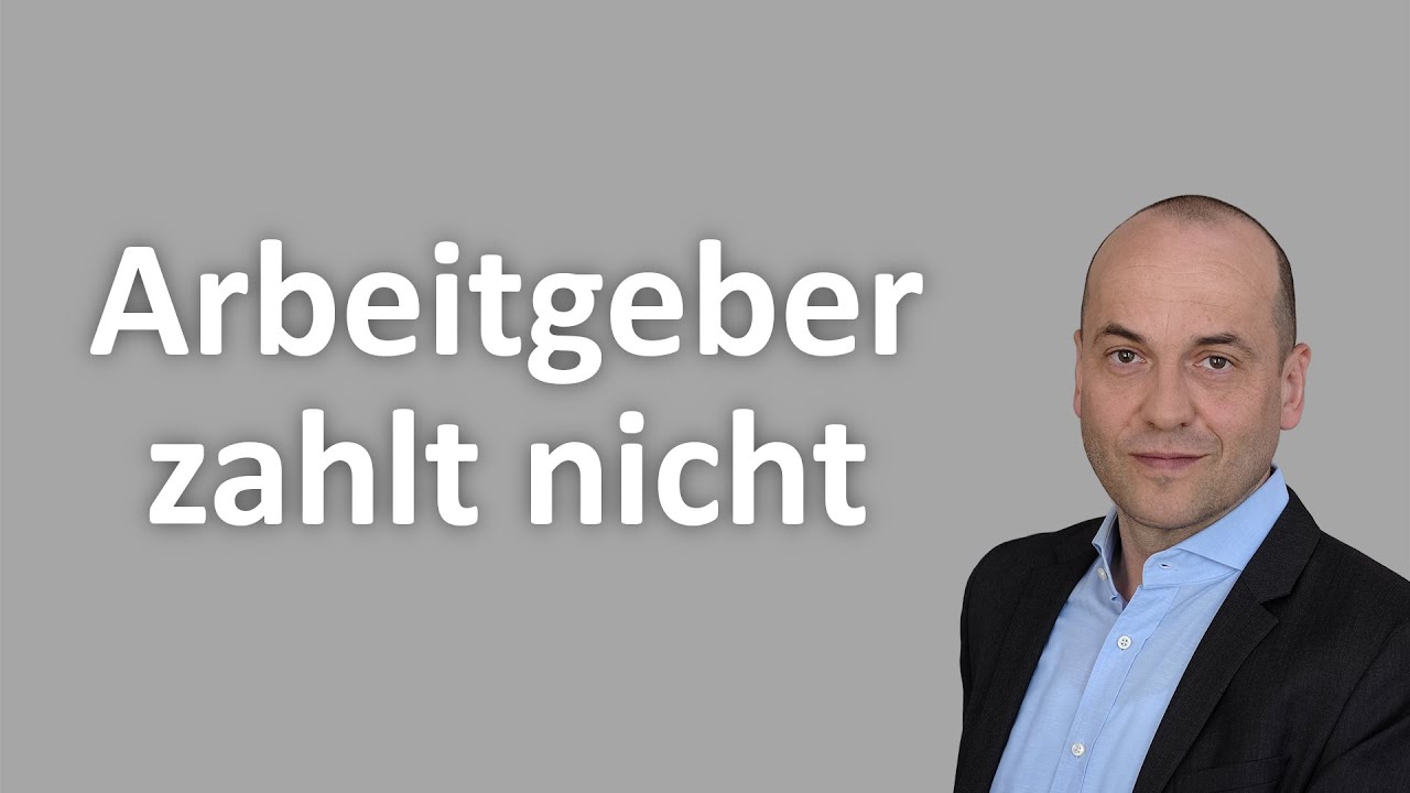 Arbeitgeber zahlt keinen Lohn mehr! Was tun?